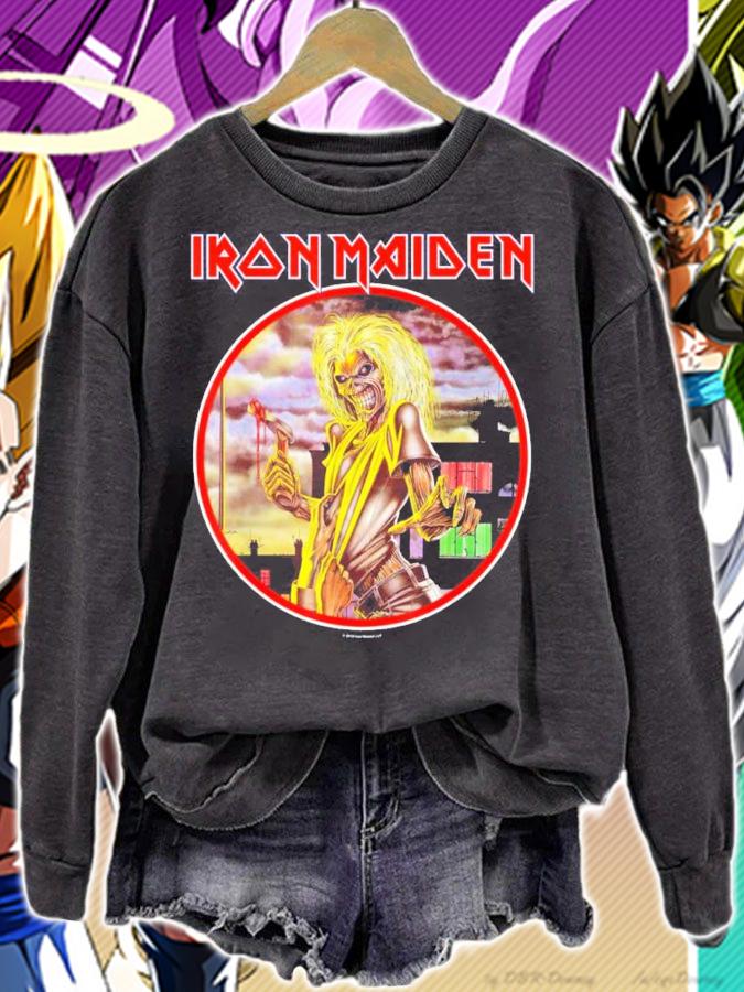 Iron Maiden Killers Head Vinyl Shirt t-shirt sweatshirt