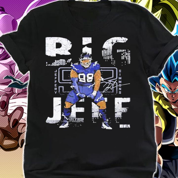 Jeffery Simmons Tennessee Big Jeff Football Signature T-Shirt t-shirt shirt