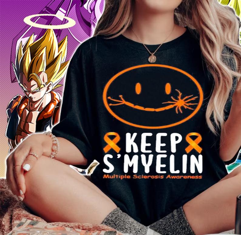Keep S'Myelin Multiple Sclerosis Awareness T-Shirt t-shirt