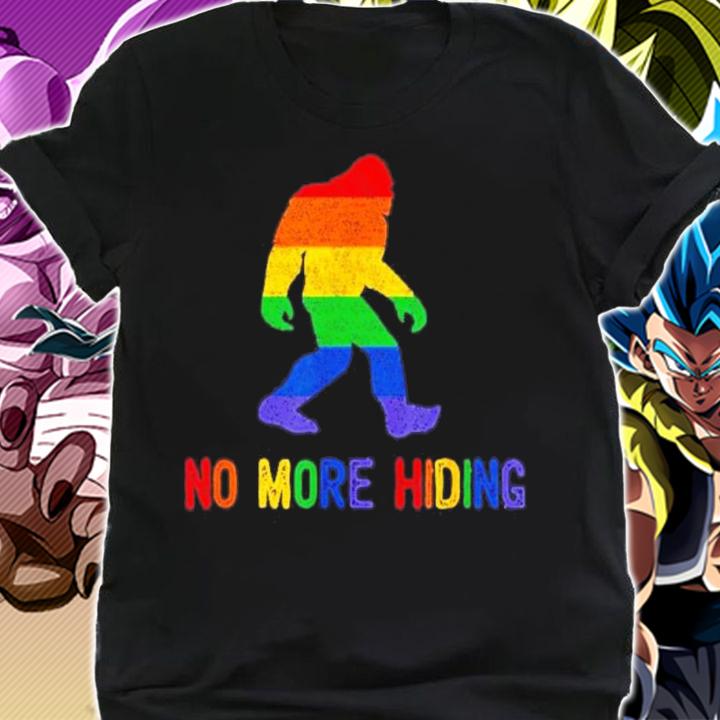 LGBT Bigfoot No More Hiding Shirt t-shirt shirt
