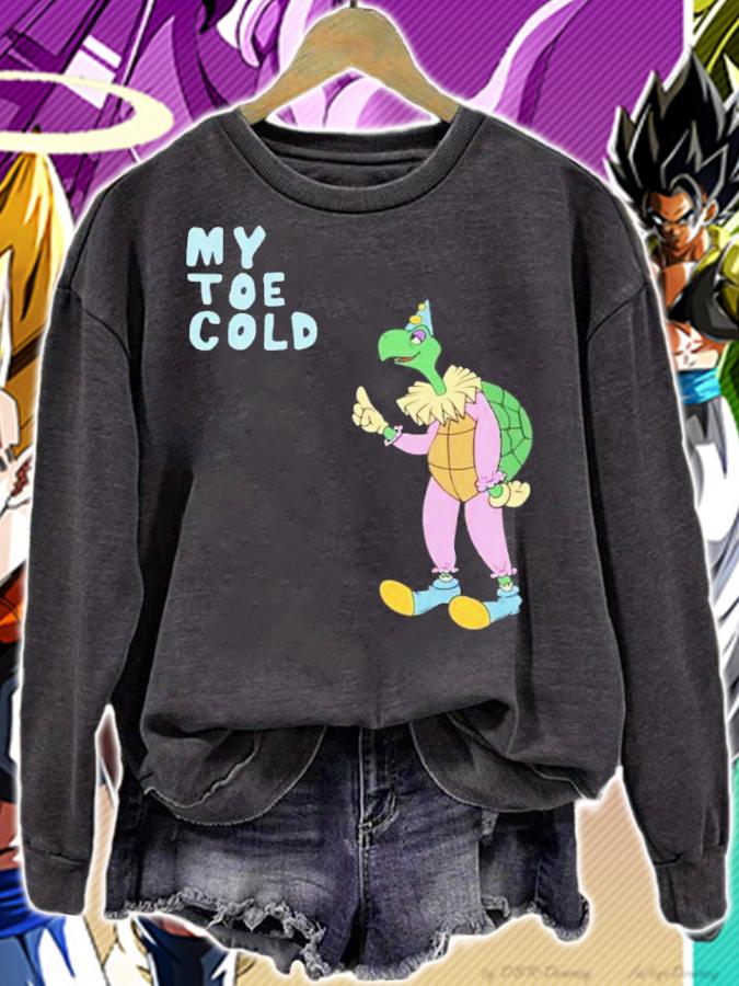 My Toe Cold Party Hat Turtle Shirt t-shirt sweatshirt