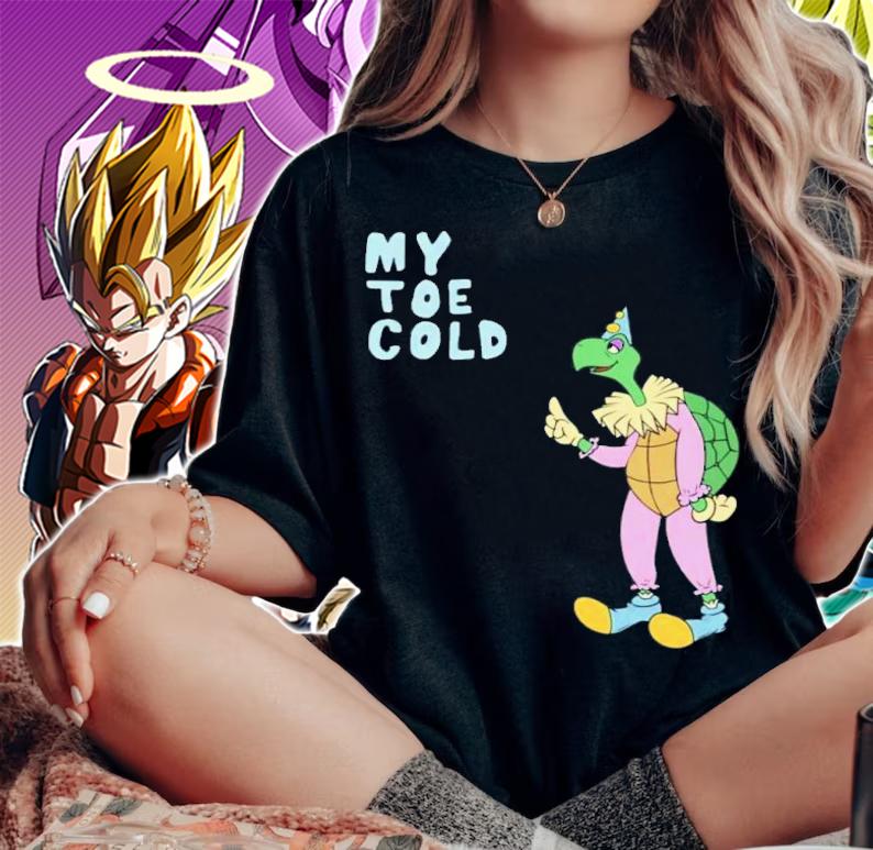 My Toe Cold Party Hat Turtle Shirt t-shirt woman shirt