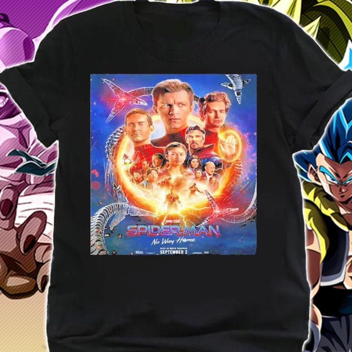 No Way Home Spider-Man Movie Poster September 2 Shirt t-shirt shirt