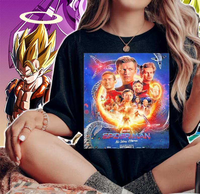 No Way Home Spider-Man Movie Poster September 2 Shirt t-shirt woman shirt