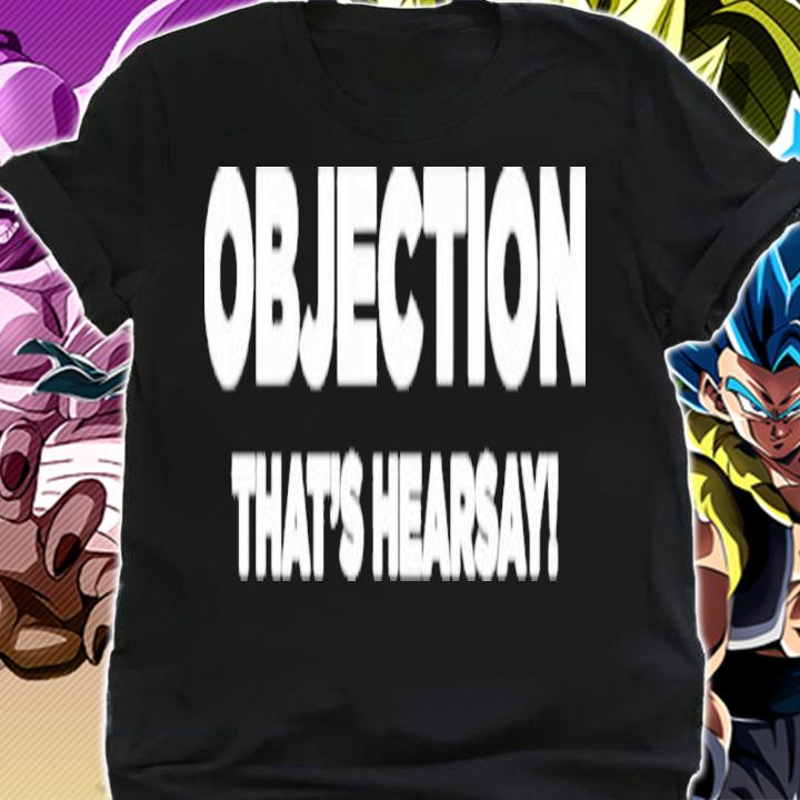 Objection Thats Hearsay Johnny Depp Shirt t-shirt