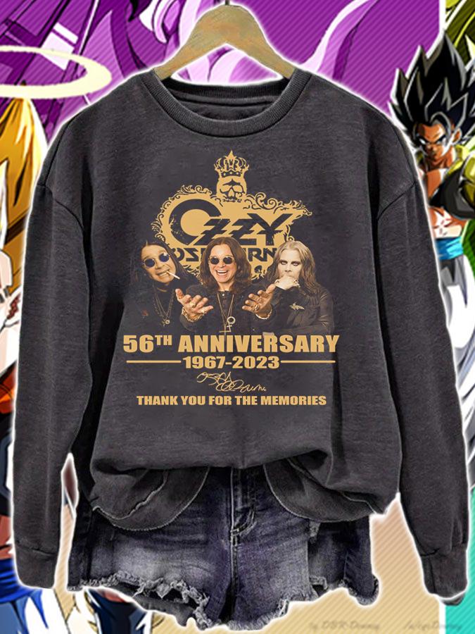56th Anniversary Ozzy Osbourne 1967-2023 Signature Thank You For The Memories t-shirt sweatshirt