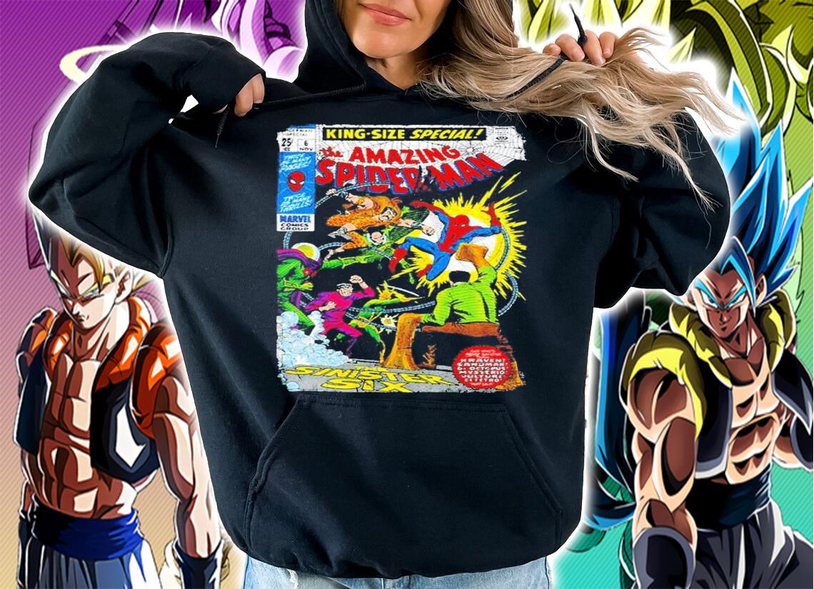 Spider-Man Sinister Six Comic Rerto shirt t-shirt hoodie