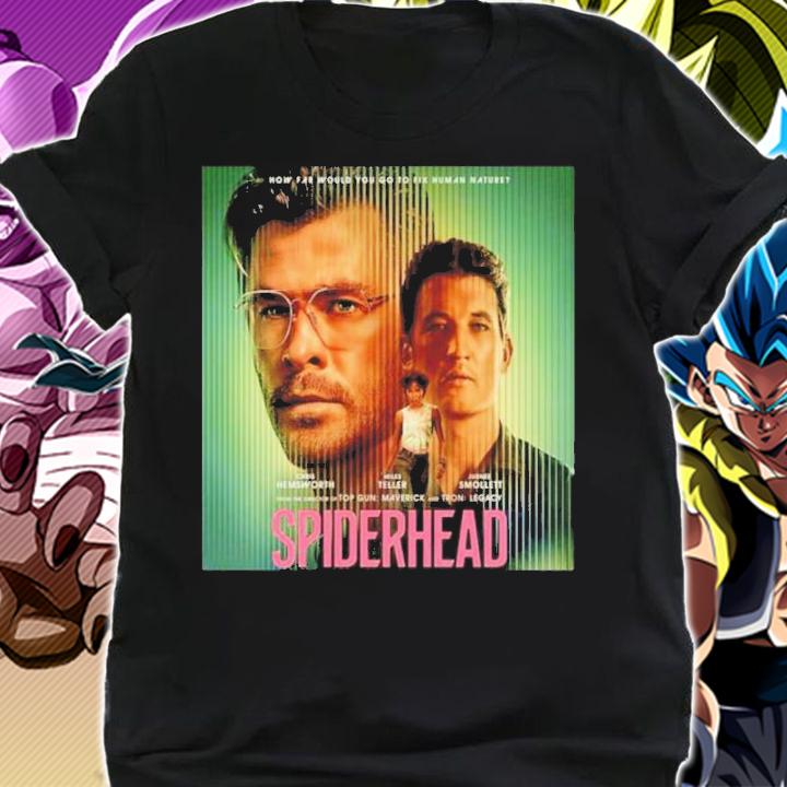 Spiderhead Chris Hemsworth Miles Teller Jurnee Smollett Shirt t-shirt shirt