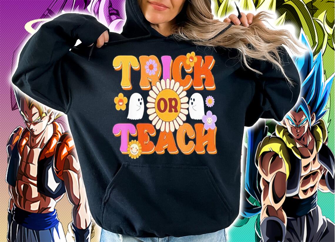 Teacher Halloween Trick Or Teach Ghost Teacher Halloween Shirt t-shirt