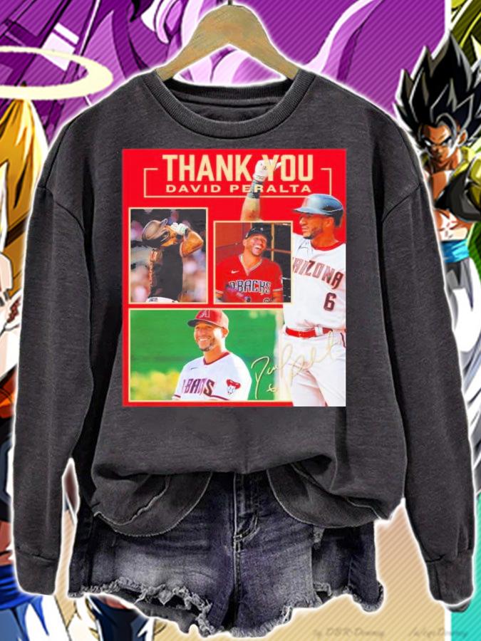 Thank You David Peralta Arizona Diamondbacks Signature Shirt t-shirt sweatshirt