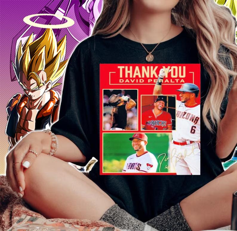 Thank You David Peralta Arizona Diamondbacks Signature Shirt t-shirt woman shirt