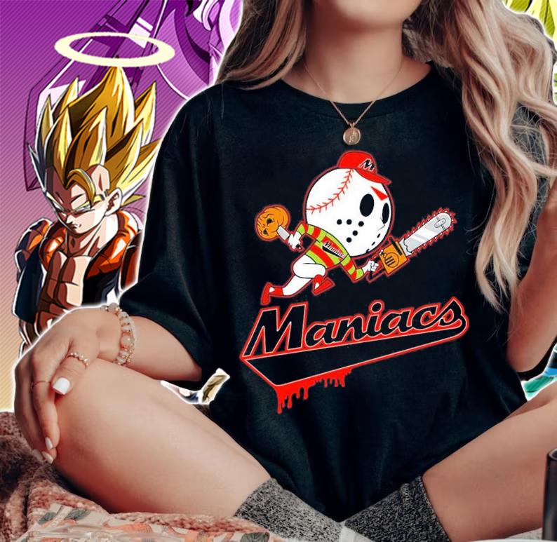 The Maniacs Halloween Version T-Shirt t-shirt woman shirt