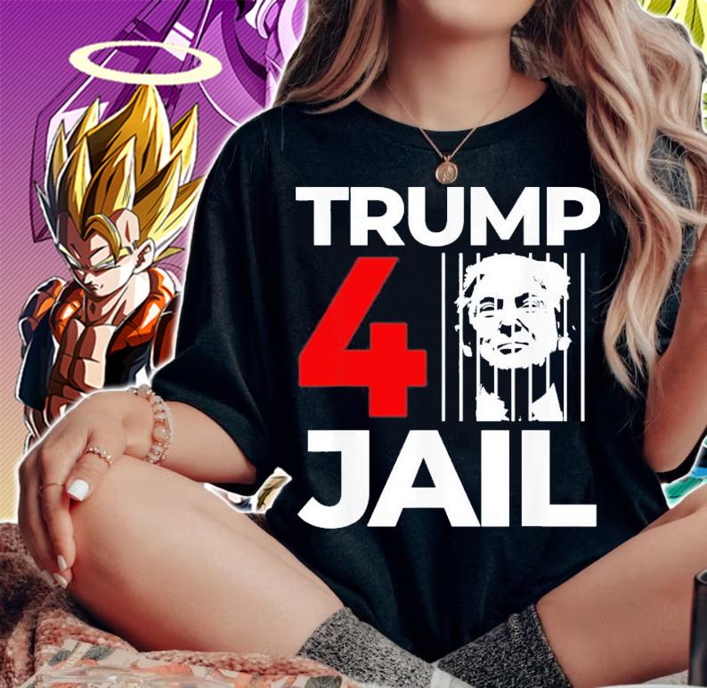 Trump 4 Jail FBI Searches Trump's House Prison Trump For Prison T-Shirt t-shirt