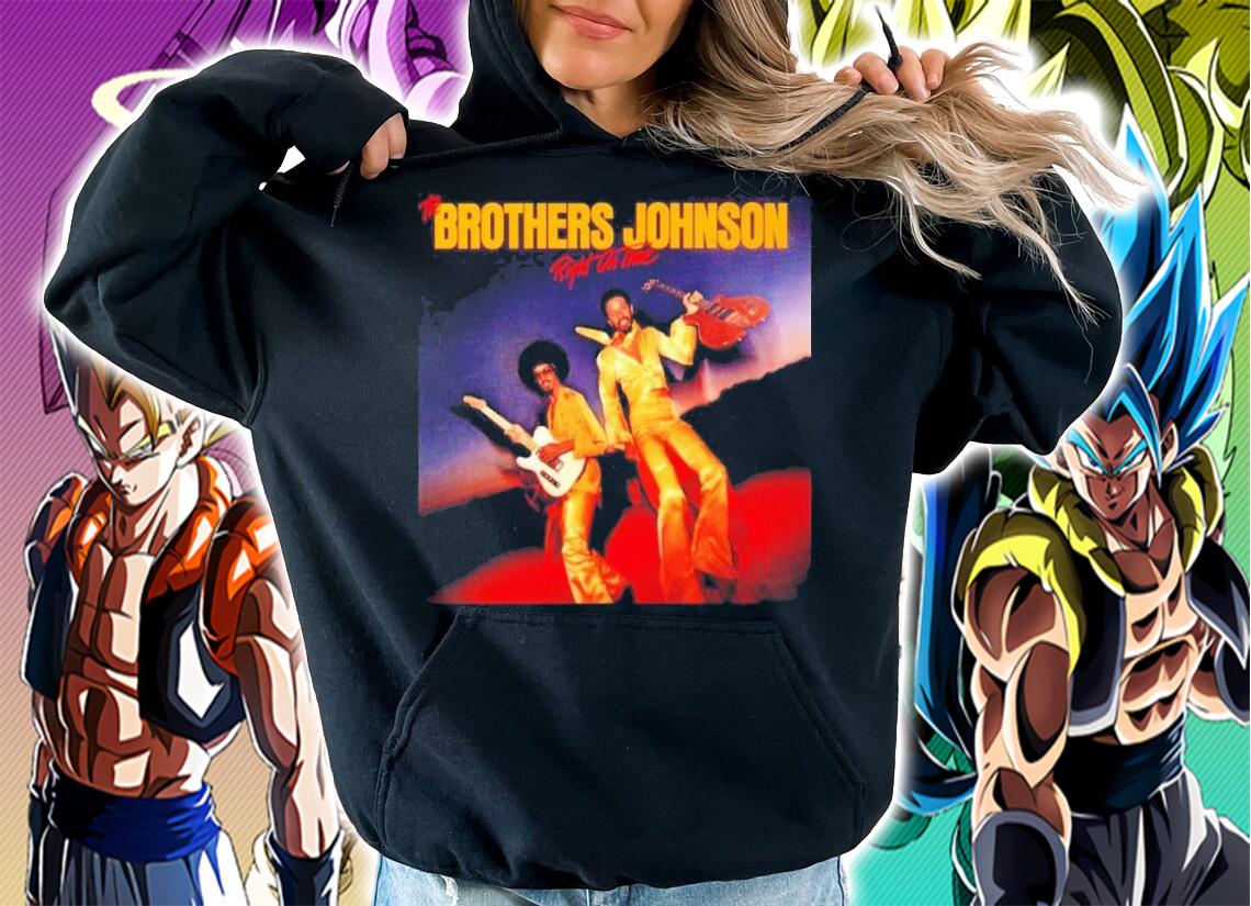 The Brothers Johnson Right On Time Album Cover Shirt t-shirt