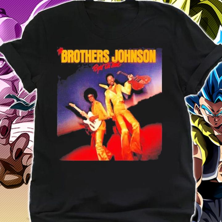 The Brothers Johnson Right On Time Album Cover Shirt t-shirt