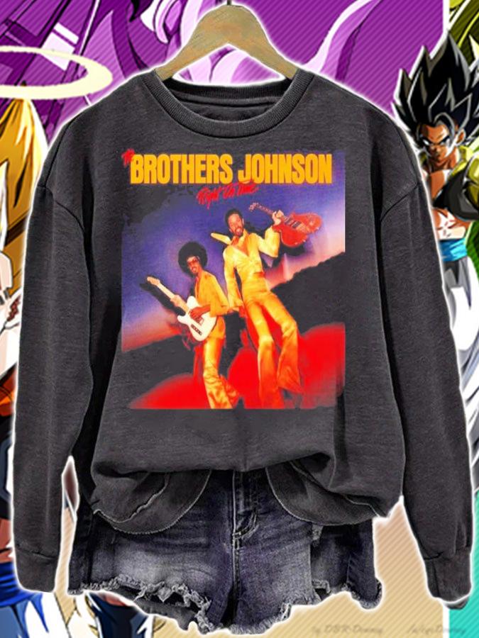 The Brothers Johnson Right On Time Album Cover Shirt t-shirt