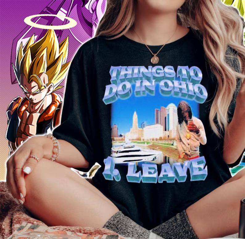 Things To Do In Ohio 1 Leave Swag Stimulus T-Shirt t-shirt woman shirt