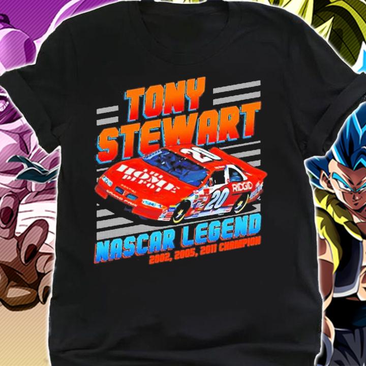 Tony Stewart Nascar Champion 2002 2005 2011 T-Shirt t-shirt shirt