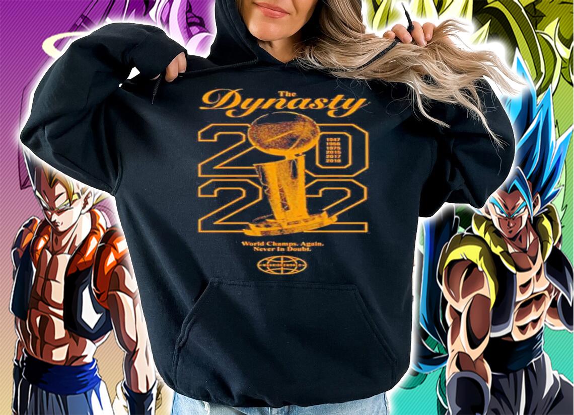 Warriorsworld The Dynasty 2022 World Champs Again Never In Doubt Shirt t-shirt hoodie
