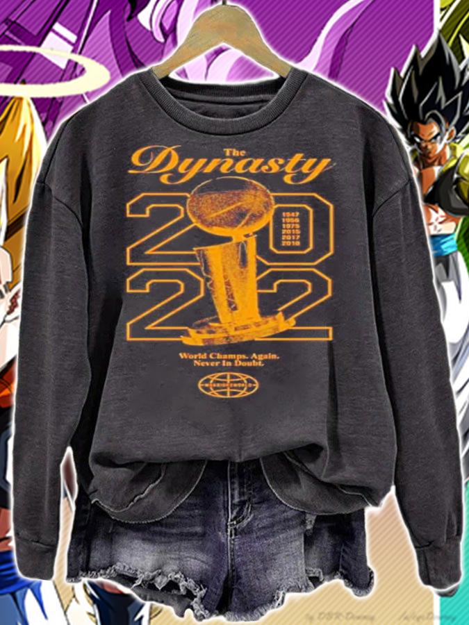 Warriorsworld The Dynasty 2022 World Champs Again Never In Doubt Shirt t-shirt sweatshirt