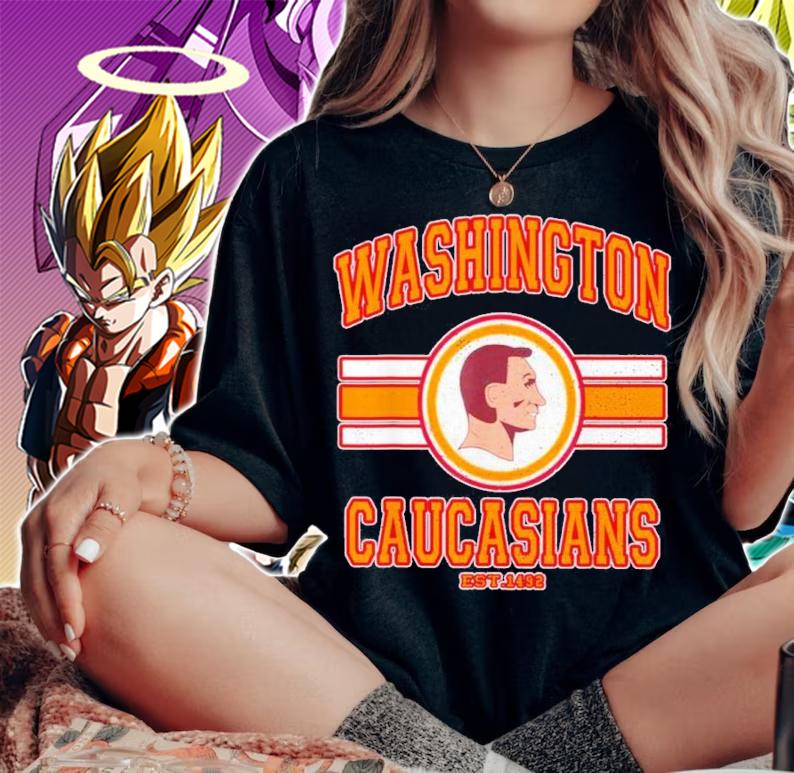 Washington Caucasians Football EST 1492 Shirt t-shirt