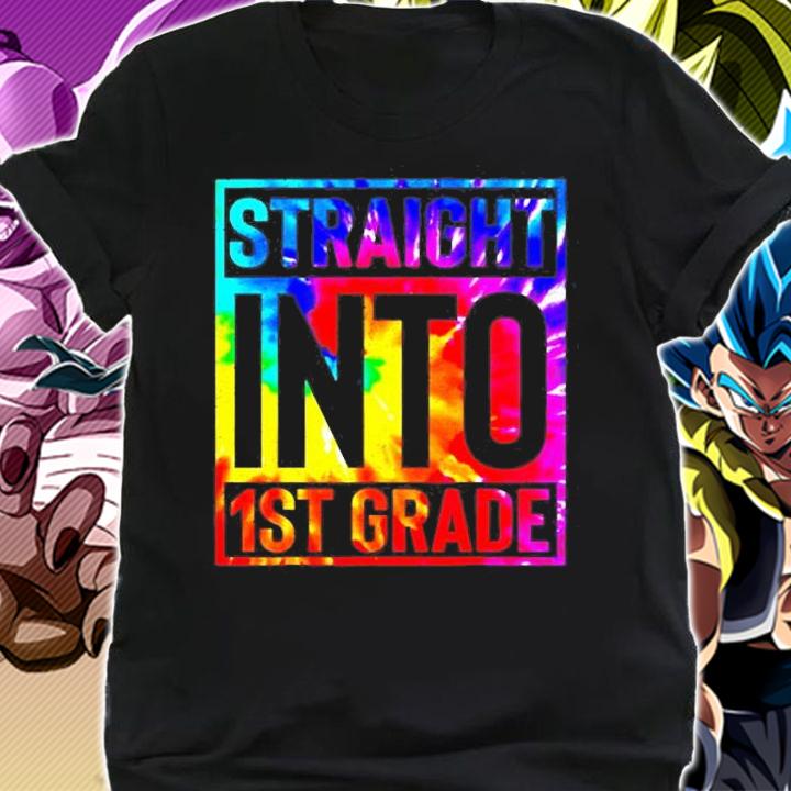 1st Grade Shirt First Day of School Back To Boys Girls Dye T-Shirt t-shirt