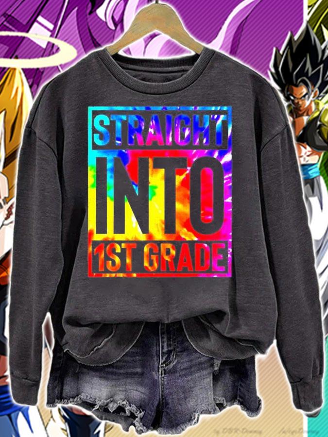 1st Grade Shirt First Day of School Back To Boys Girls Dye T-Shirt t-shirt