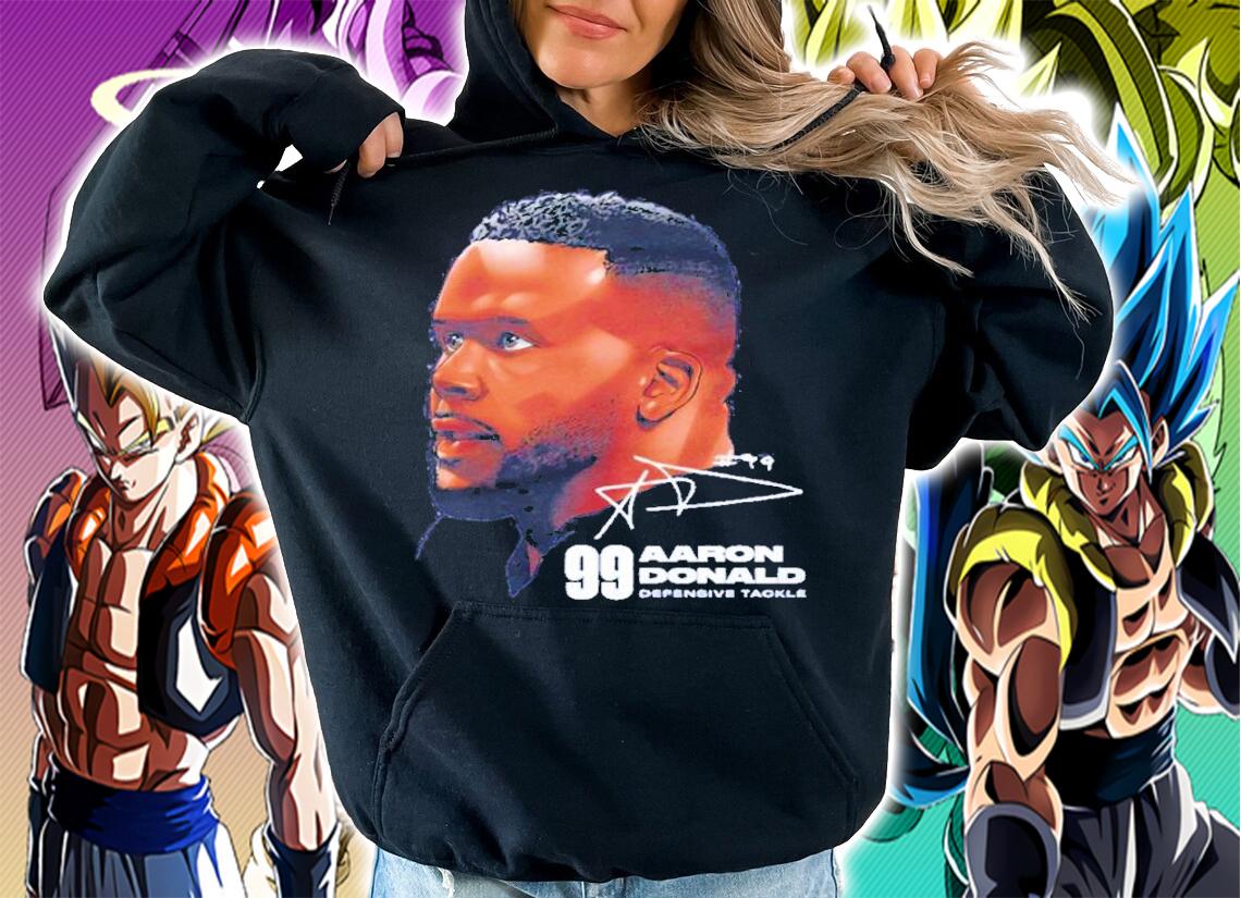 Aaron Donald Los Angeles Football Signatures Shirt t-shirt