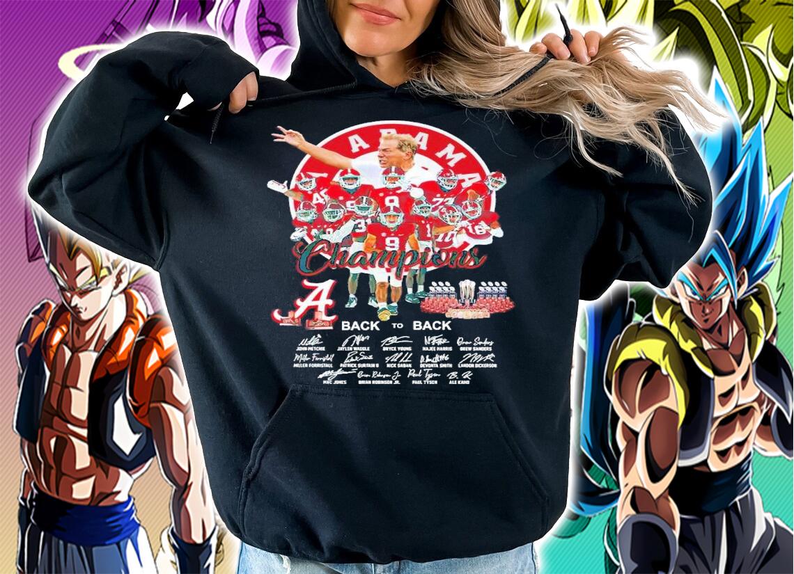 Alabam Champions Back To Back Signatures Shirt t-shirt hoodie