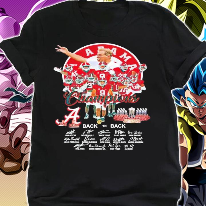 Alabam Champions Back To Back Signatures Shirt t-shirt shirt