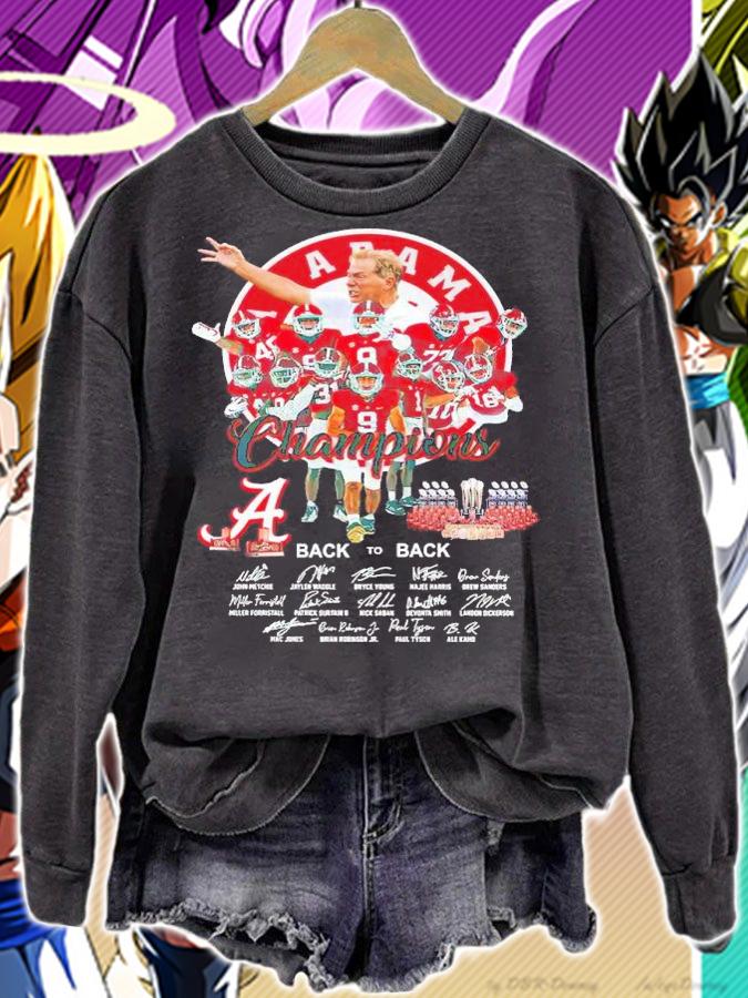 Alabam Champions Back To Back Signatures Shirt t-shirt sweatshirt