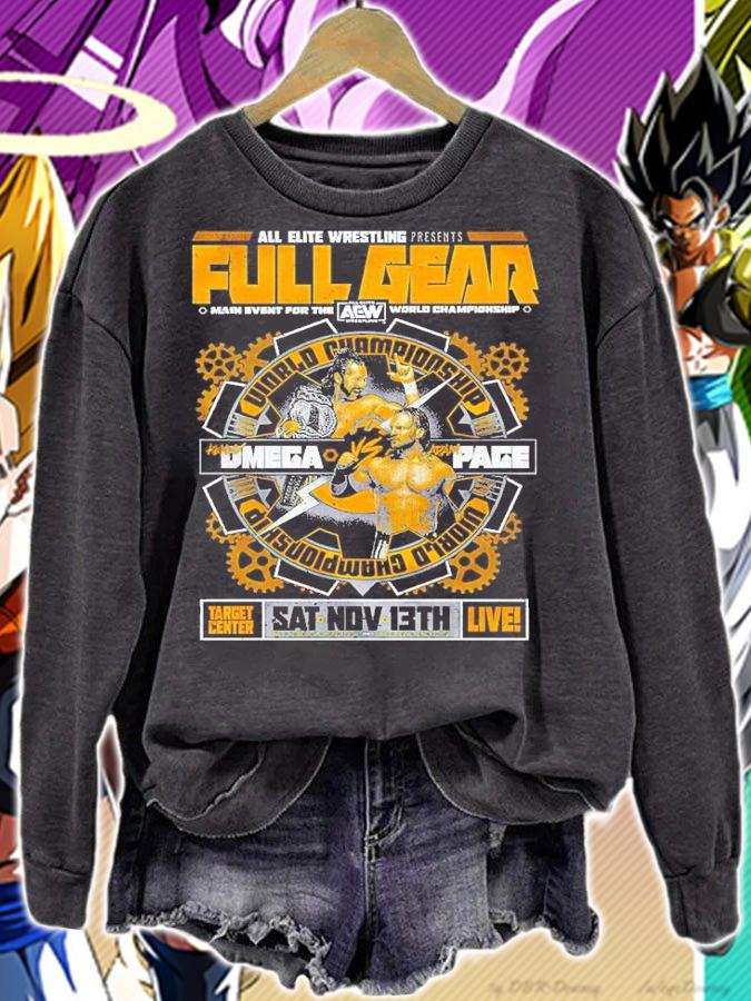 All Elite Wrestling Full Gear 2021 Matchup Kenny Omega Vs Hangman Adam Page Shirt t-shirt