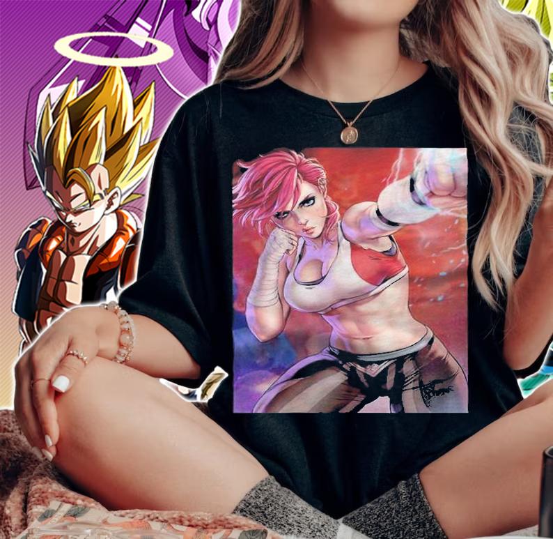 Arcane Vi League of Legends 2021 T-shirt t-shirt woman shirt
