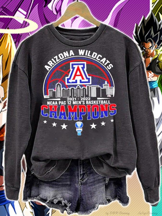Arizona Wildcats 2021-2022 NCAA PAC 12 Men's Basketball Champions Shirt t-shirt