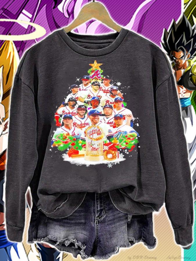 Atlanta Braves Baseball Team Christmas Tree Shirt t-shirt