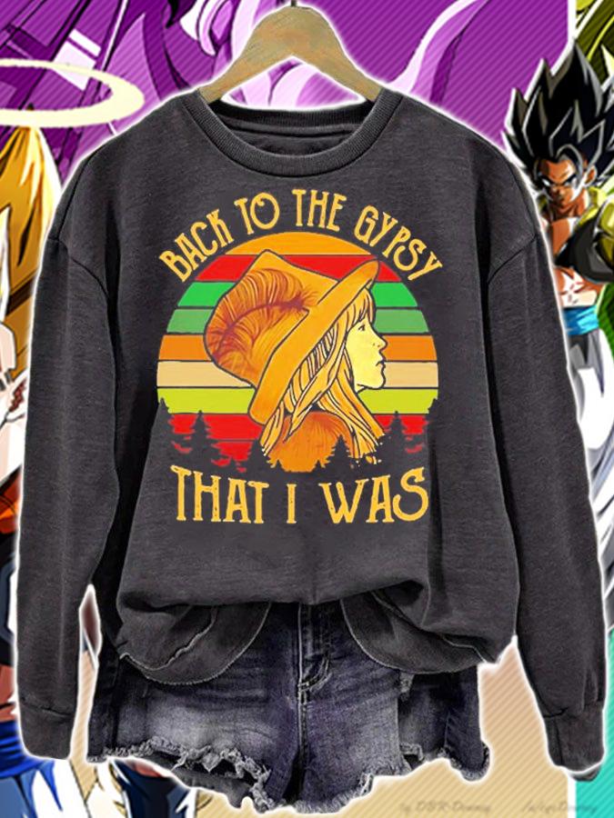 Back To The Gypsy That I Was Vintage Retro T-Shirt t-shirt