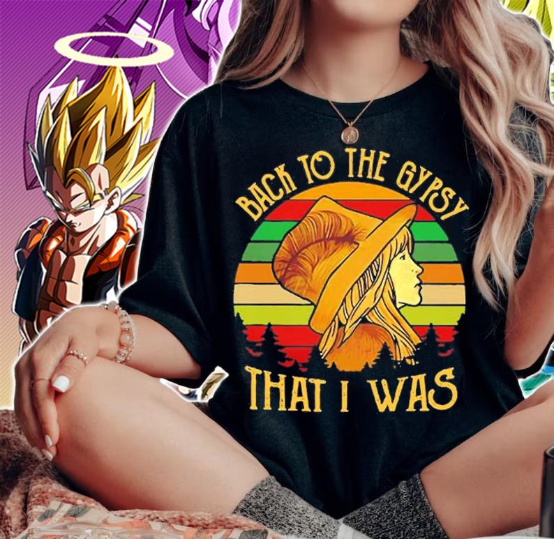 Back To The Gypsy That I Was Vintage Retro T-Shirt t-shirt