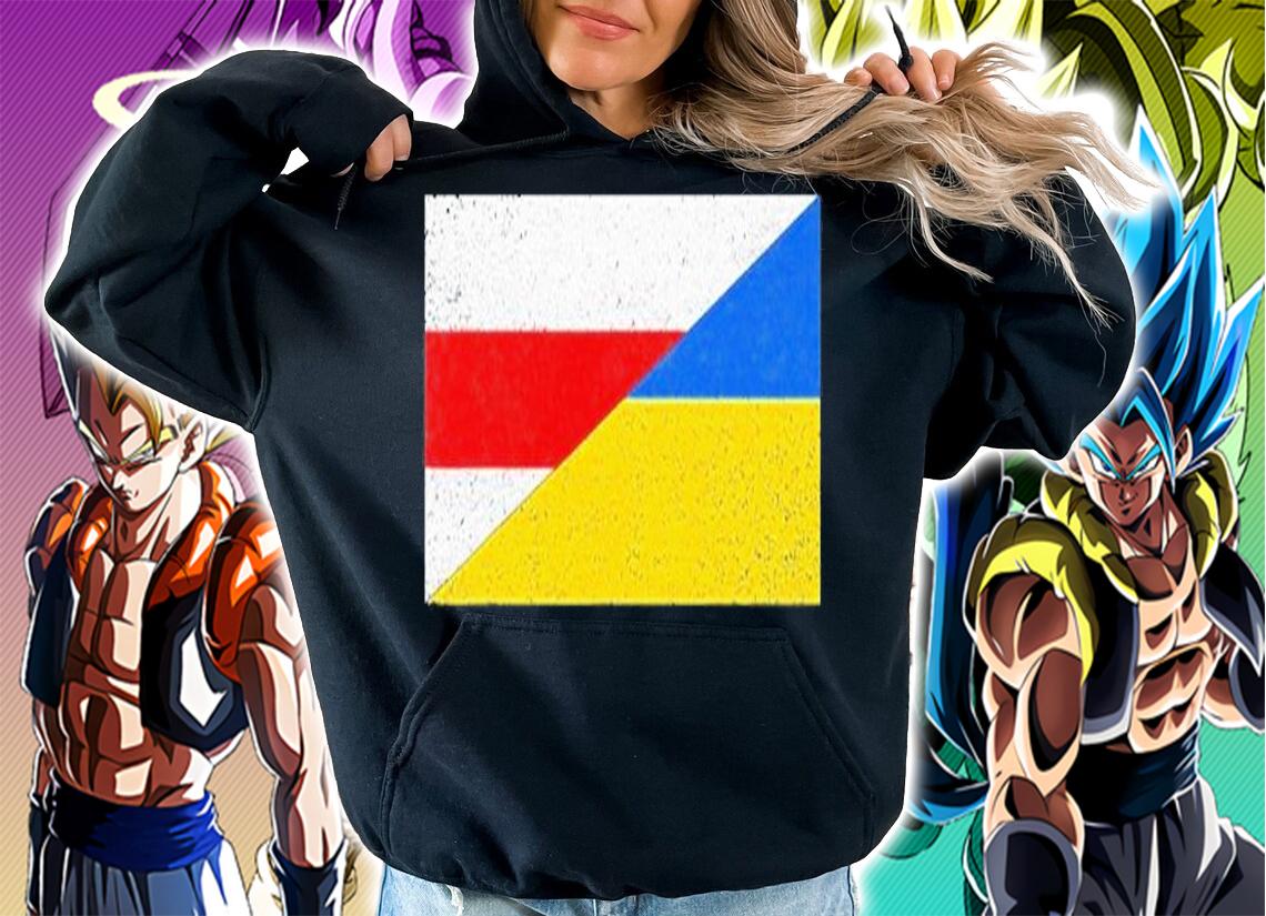 Belarus Ukraine Flag Belarusian Ukrainian Pride Nationality T-Shirt t-shirt