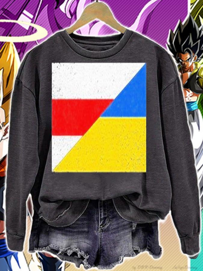 Belarus Ukraine Flag Belarusian Ukrainian Pride Nationality T-Shirt t-shirt