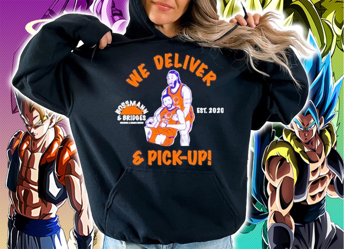 Best We Deliver And Pick Up Bossman And Bridges Providing A Humble Service Est 2020 Shirt t-shirt