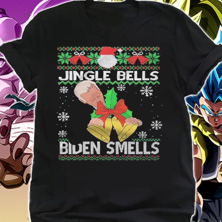 Biden Smells Jingle Bells Merry Christmas shirt t-shirt