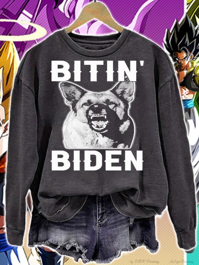 Biting Biden Dog T-Shirt t-shirt sweatshirt