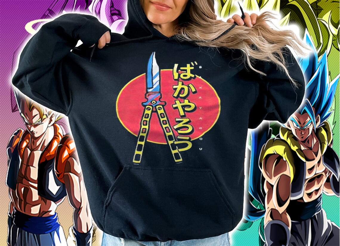 Butterfly knife Bakayarou T-shirt t-shirt hoodie