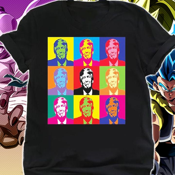 Donald Trump 2020 President Color Art Cartoon Funny T-Shirt t-shirt shirt