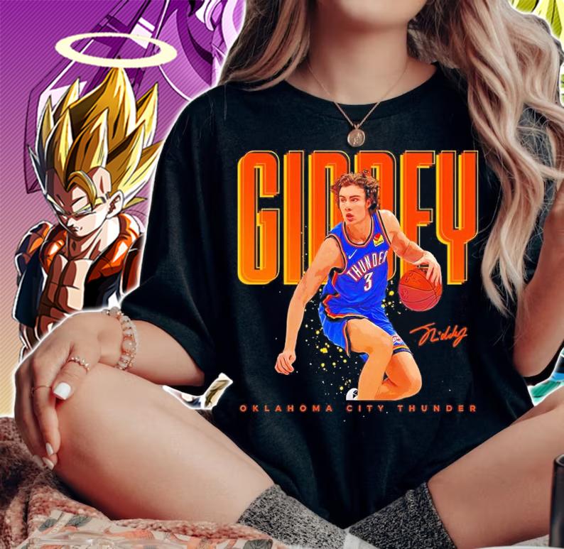 Josh Giddey Oklahoma City Thunder Signatures Shirt t-shirt woman shirt