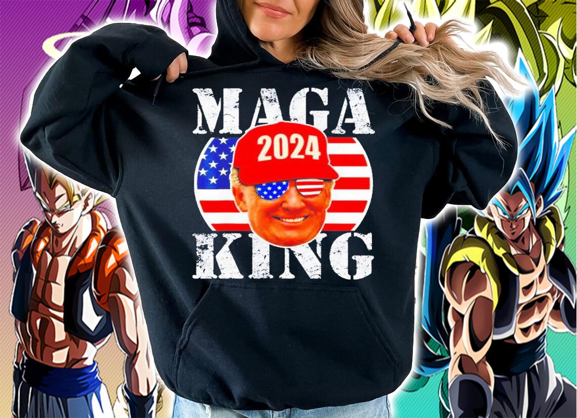 MAGA King 2024 Trump Republicans US Flag Anti Biden 2022 Shirt t-shirt
