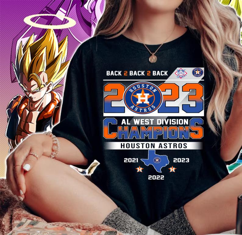 2023 Al West Division Champions Houston Astros Back to Back t-shirt
