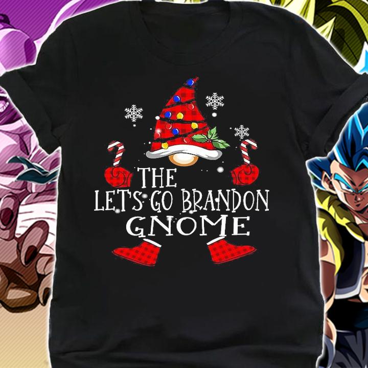 Christmas 2021 The Let's Go Brandon Gnome Christmas Funny Biden T-Shirt t-shirt