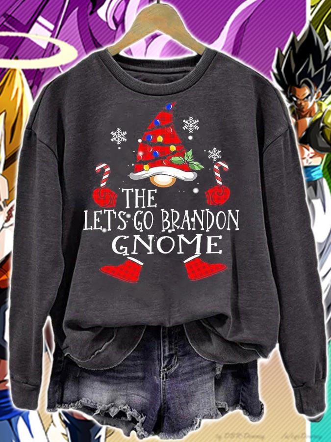 Christmas 2021 The Let's Go Brandon Gnome Christmas Funny Biden T-Shirt t-shirt