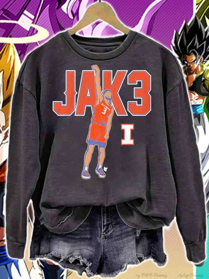 Fighting Illinois Basketball Jacob Grandison Jak3 Shirt t-shirt sweatshirt